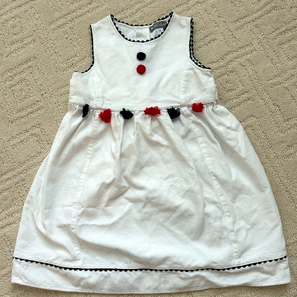 4T Red White & Blue Boutique Dress